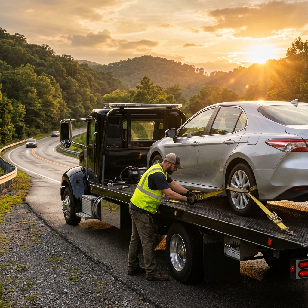 Franklin TN towing — Murfreesboro TN towing service coverage